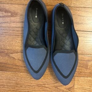 Birdies Blue and Black Flats